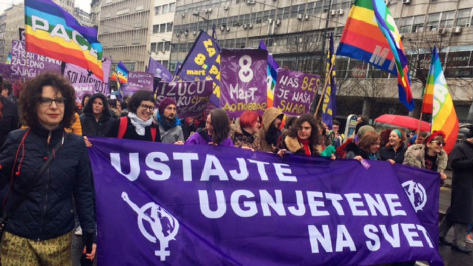 Održan protestni marš povodom 8. marta 1