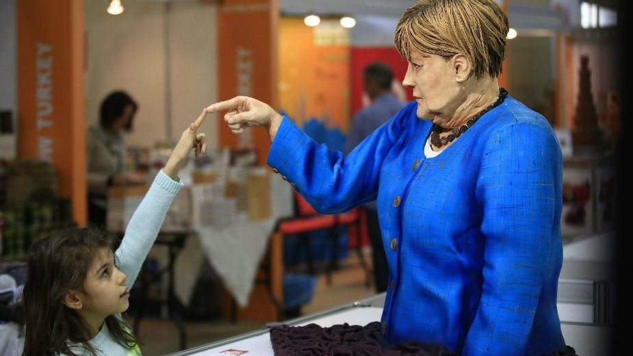 Najzapaženije torte u obliku Trampa i Merkel 2 Najzapaženije torte u obliku Trampa i Merkel 2