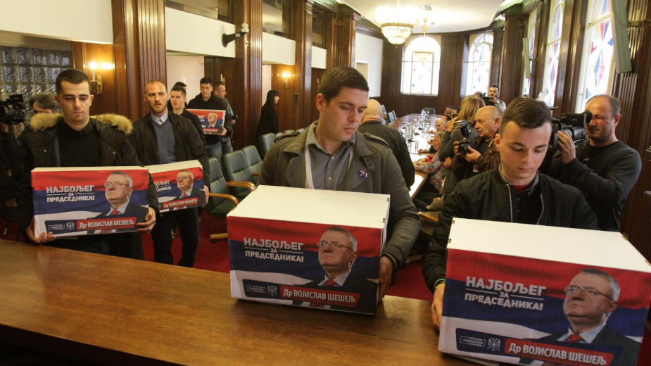 RIK: Proglašena kandidatura Šešelja 1