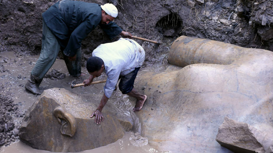 Pronađena statua Ramzesa II 1
