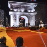 Protesti u Makedoniji, podrška predsedniku 10