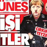 Merkel kao Hitler na naslovnici 9