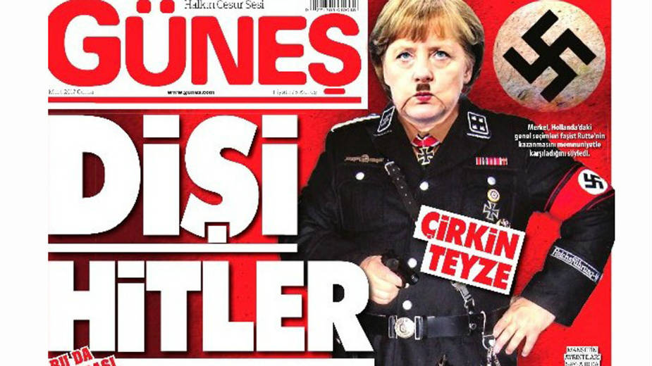Merkel kao Hitler na naslovnici 1