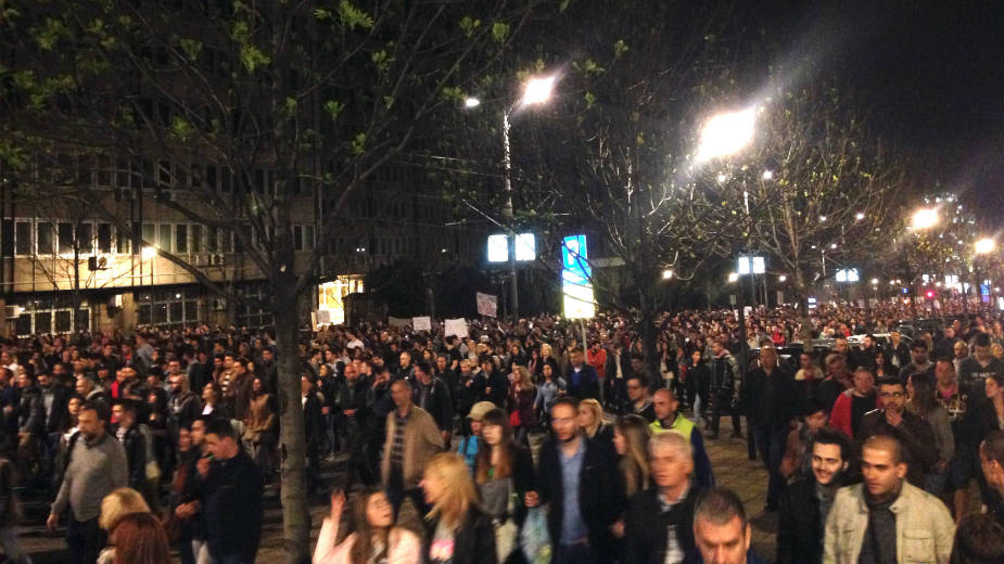 Završen sedmi Protest protiv diktature (VIDEO) 1