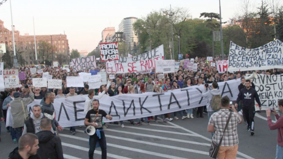 Deo organizatora protesta se povlači 1