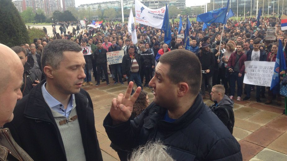 Protestna šetnja završena kod Palate Srbija (VIDEO) 2