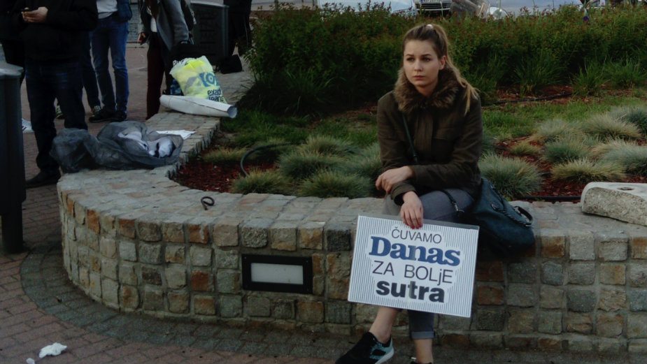 Završen petnaesti protest "Protiv diktature" (VIDEO) 2 Završen petnaesti protest "Protiv diktature" (VIDEO) 2