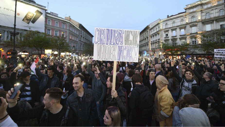 Protesti u Mađarskoj 1