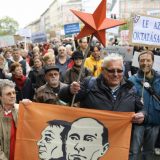 Protest u Budimpešti, podsmevanje politici Orbana 6