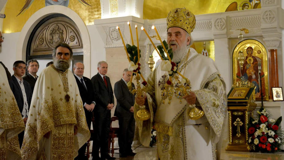 Uskršnja liturgija u kripti Hrama Svetog Save 1