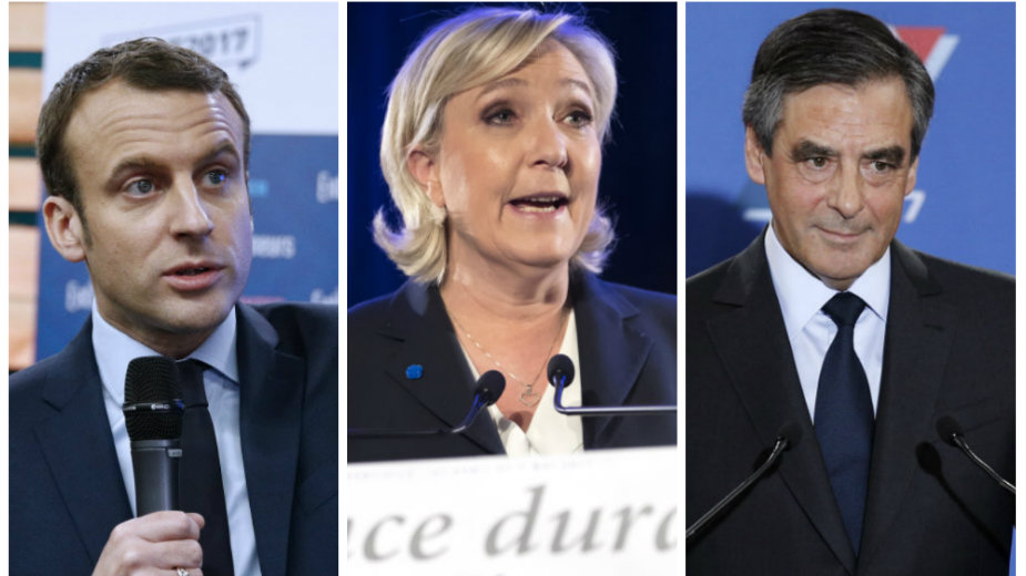 Incident pred glasanje Marin Le Pen 1