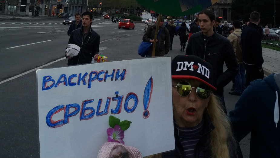 Završen četrnaesti Protest protiv diktature (VIDEO) 1