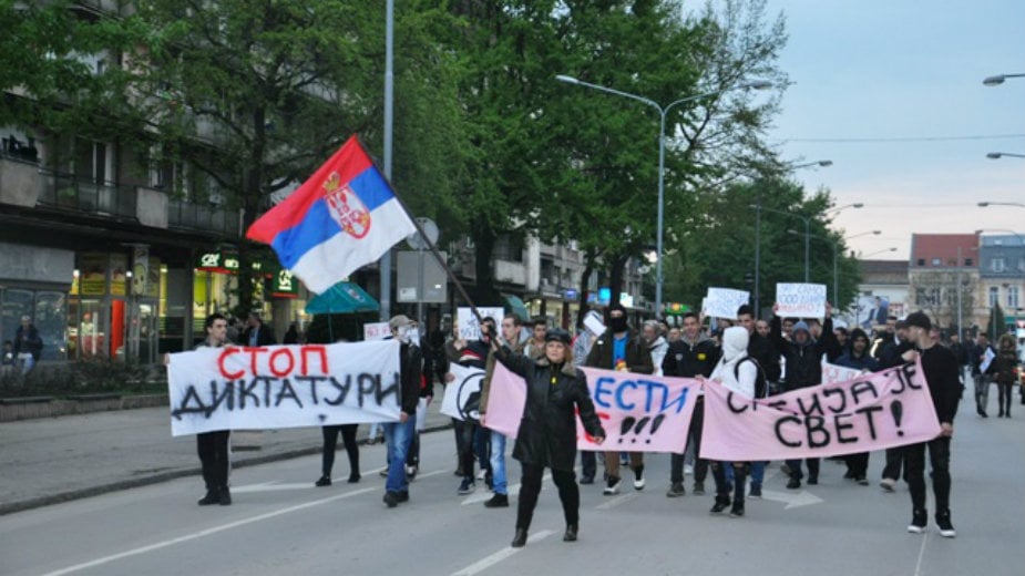 Do sada najmasovniji protesti u Požarevcu 1