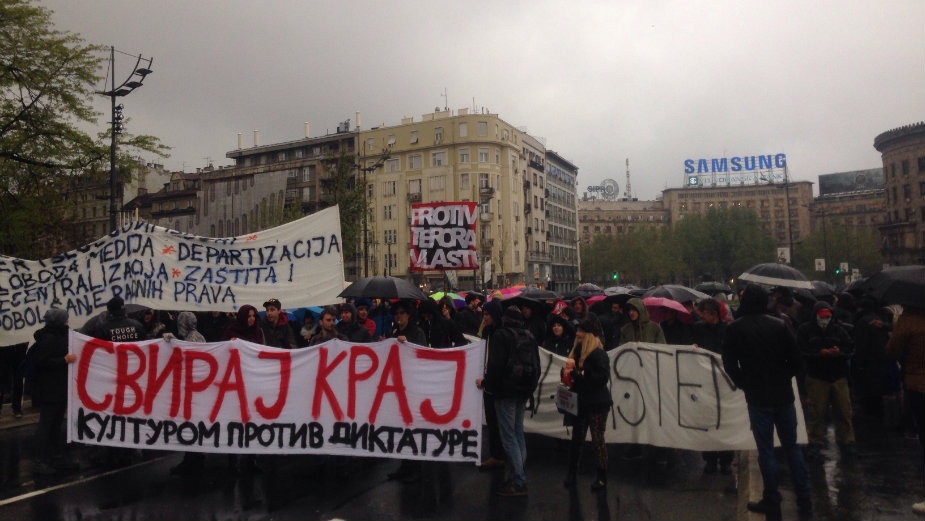 Završen 18. Protest protiv diktature (VIDEO) 1