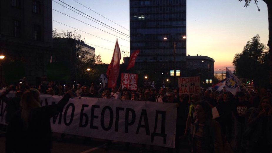 Na protestu "Tragovima fantoma" više od 10.000 građana (VIDEO) 2