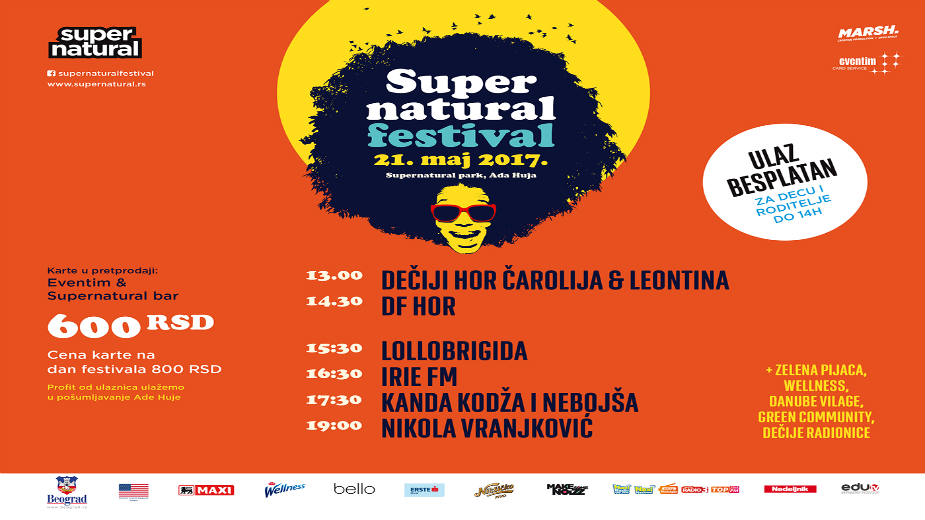 Drugi dan Supernatural festivala održaće se 21. maja 1