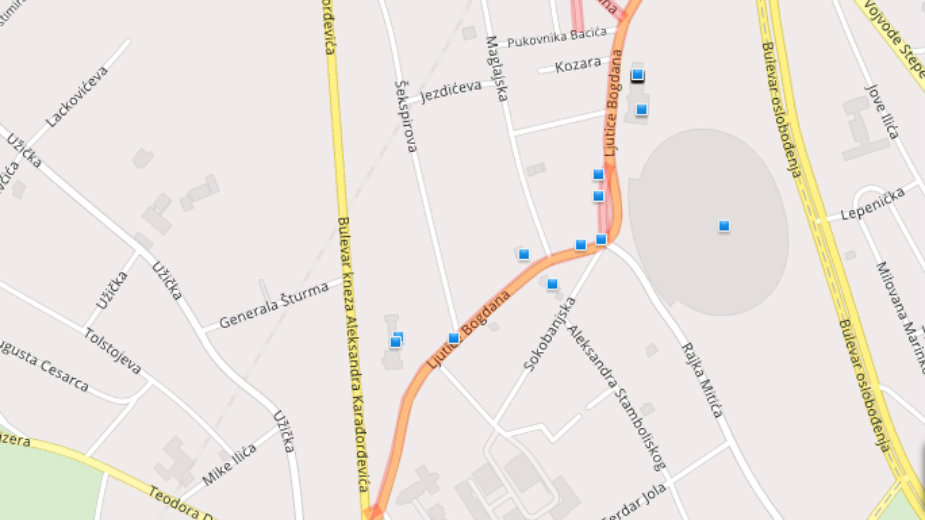 Vesić: Rekonstrukcija Ulice Ljutice Bogdana od srede zbog derbija 1