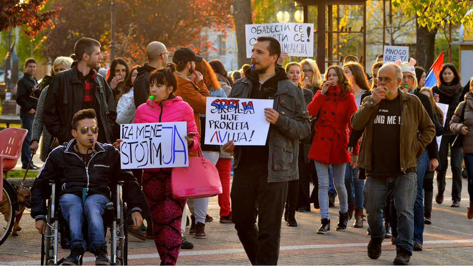 Završen osmi protest: Usaglašeni zahtevi studenata (VIDEO) 4
