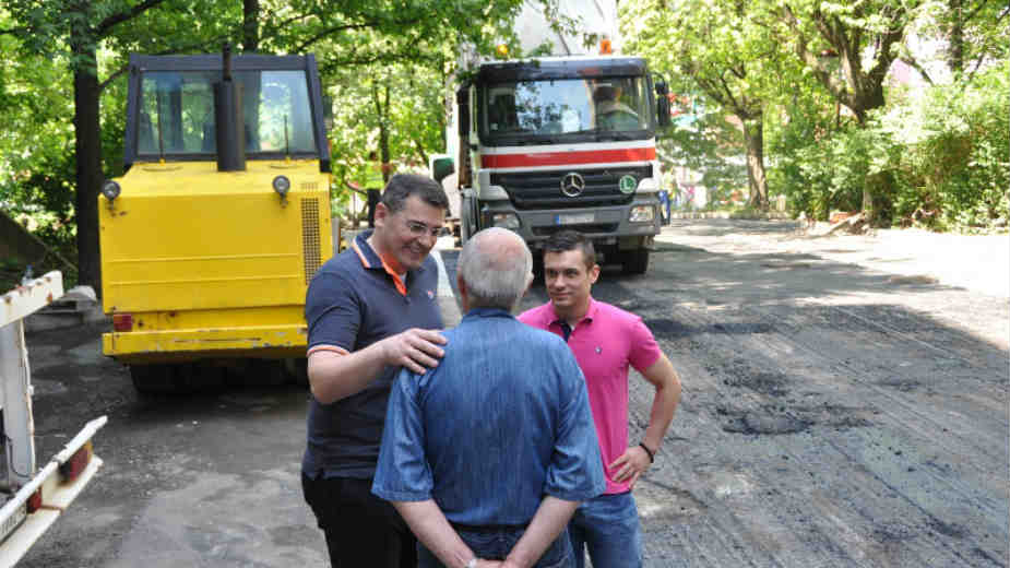 Počelo uređenje pristupnih  puteva na Banjici 1