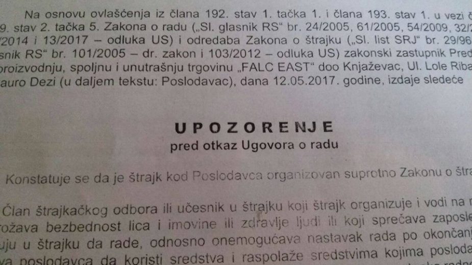 Uprava im smanjila plate ispod minimalca, sada preti otkazima 2 Uprava im smanjila plate ispod minimalca, sada preti otkazima 2