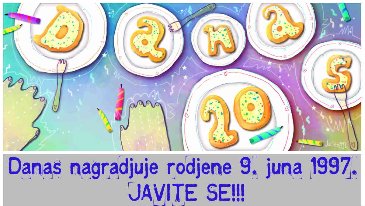 List Danas nagrađuje vršnjake - rođene 9. juna 1997. 1