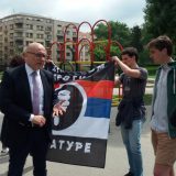 Protest ispred Ministarstva kulture i informisanja (VIDEO) 5