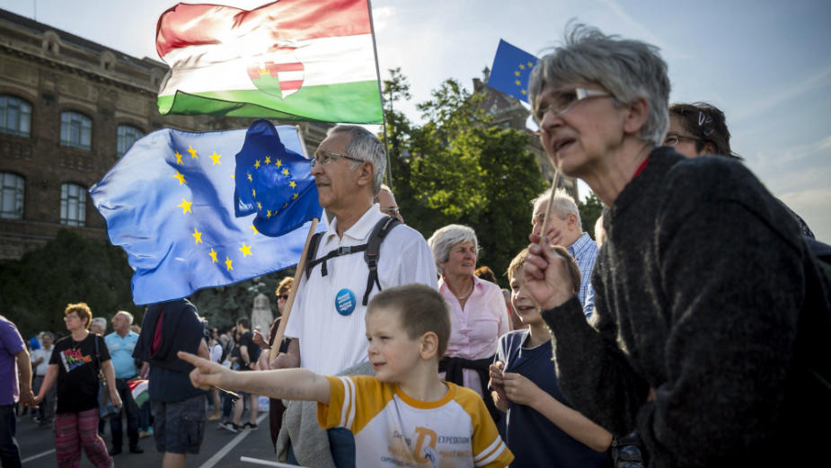 Protest zbog Soroševog univerziteta 1