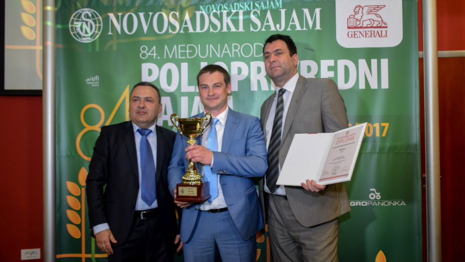 Pehar i zlatne medalje za brend NISOTEC 1