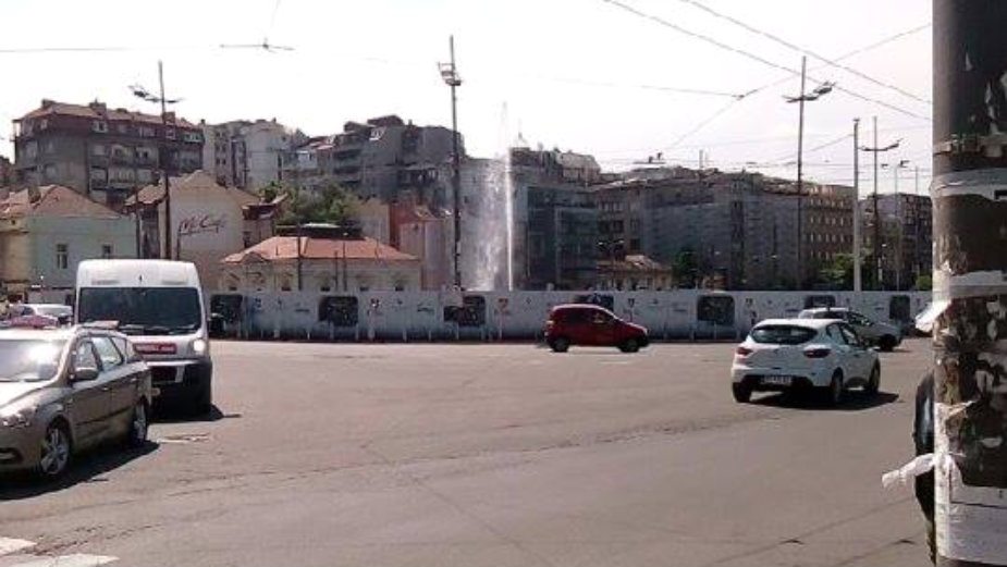 Počele probe fontane na Slaviji 1