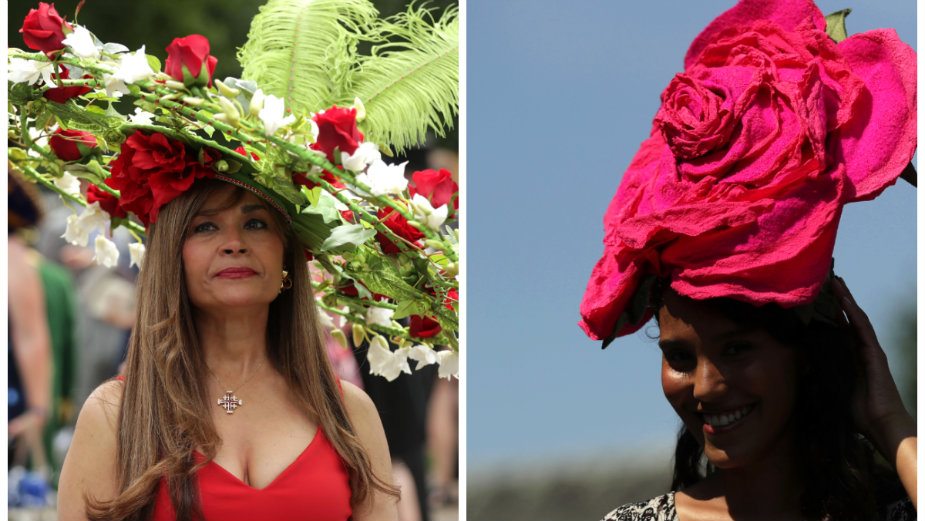 Neobični šeširi na konjičkim trkama u Askotu 3