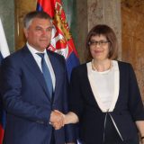 Gojković sa predsednikom Državne dume 10
