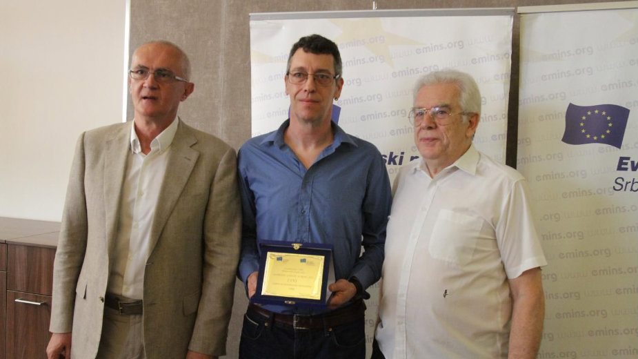 CINS dobitnik nagrade za "Doprinos godine Evropi" 1