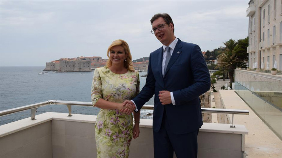 Grabar Kitarović i Vučić o odnosima dve zemlje 1