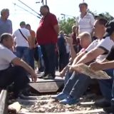 Radnici "Goše" i danas blokirali prugu 5