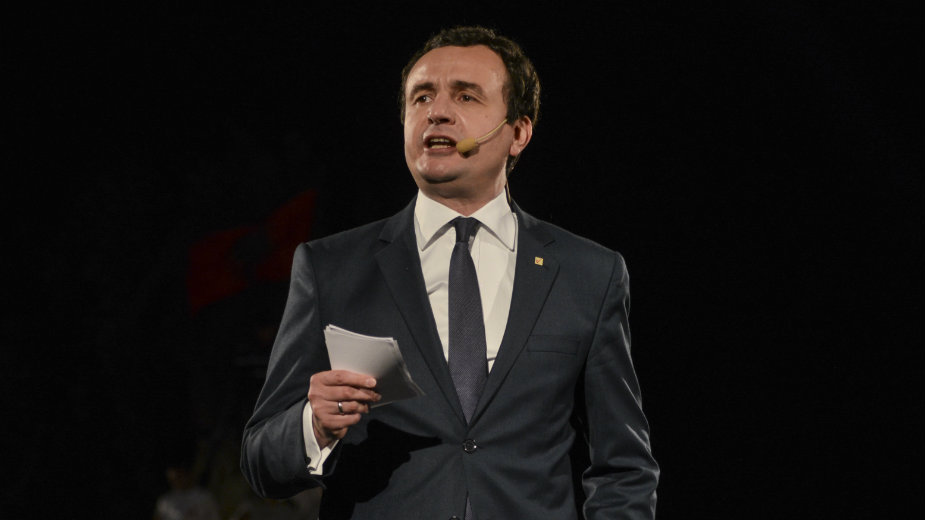 Kurti: Demonstracije ukoliko bude razmene teritorija Srbije i Kosova 1