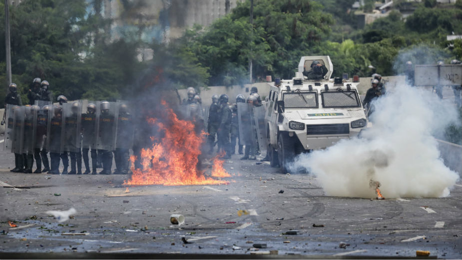 Generalni štrajk i nasilje u Venecueli 1