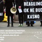 Protest povodom ubistva žena i deteta 17. jula 1