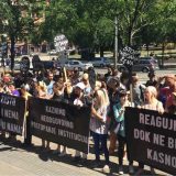 Protest protiv ubistava i nasilja nad ženama ispred Ministarstva 6