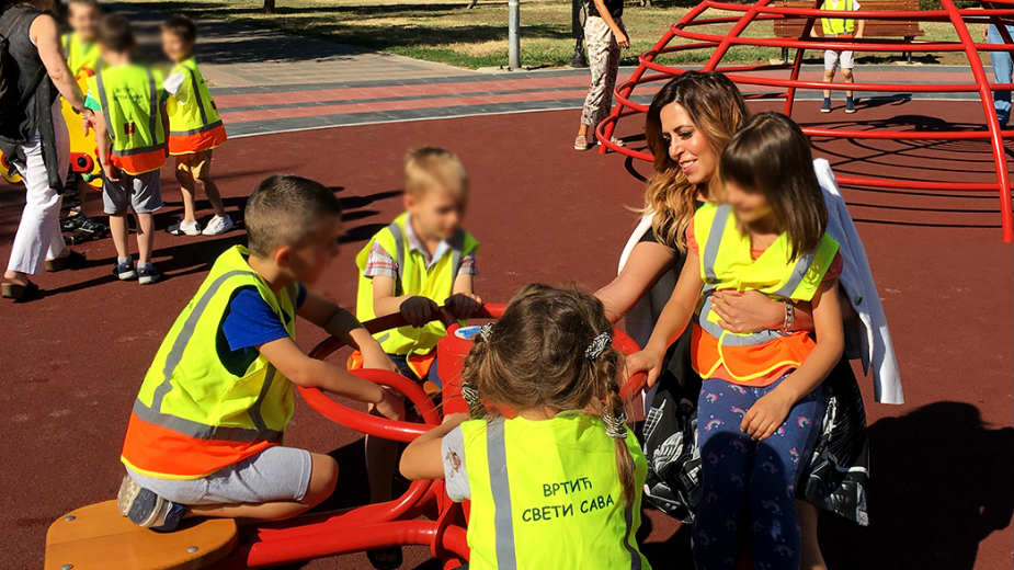 Obnovljeno igralište za decu na Slaviji 1
