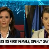 Brnabić za CNN: Srbija nije konzervativna ni homofobična 15