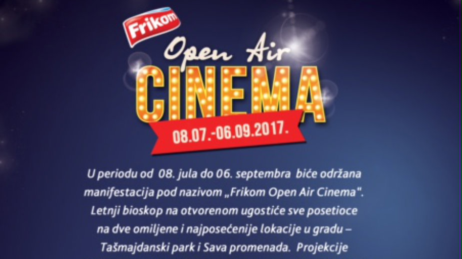 Otvoreni bioskopi na Tašu i Sava promenadi 1