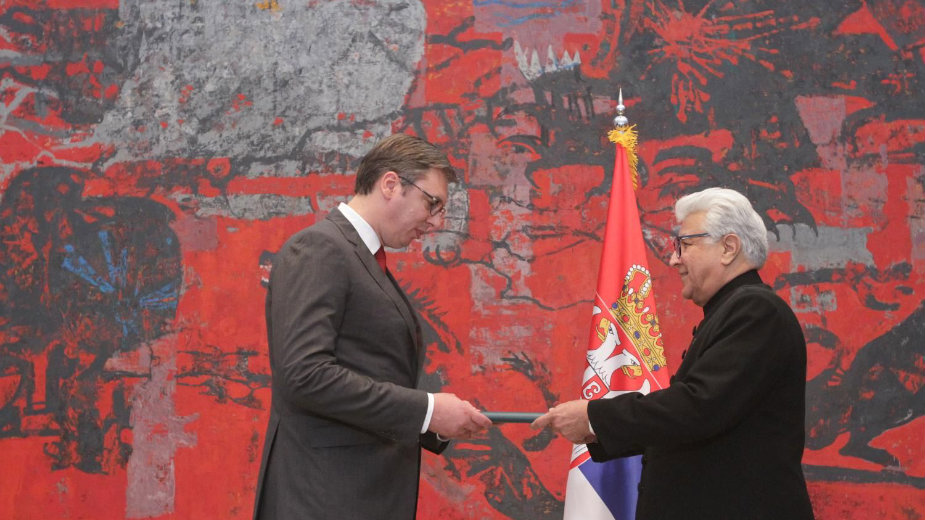 Vučić primio akreditive ambasadora Pakistana i Belorusije 1