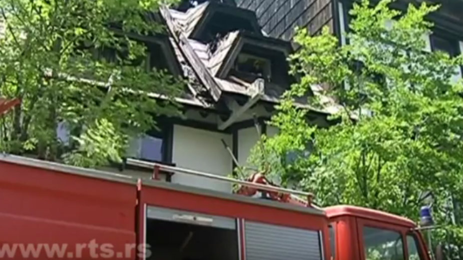 Lokalizovan požar u hotelu na Kopaoniku (VIDEO) 1