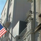 Počelo rušenje bivše američke ambasade u Beogradu 9