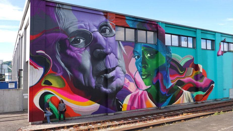 Zid kaznenog doma dobija murale 1 Zid kaznenog doma dobija murale 1