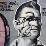 Išaran mural Stjepana Bobeka u Njegoševoj 9
