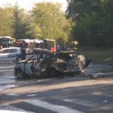 Eksplodirao automobil na Košutnjaku 6