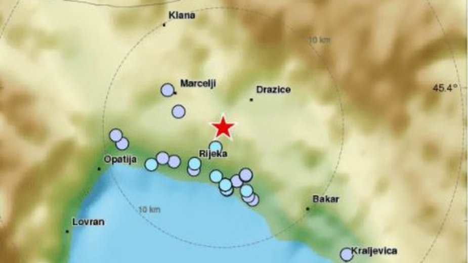 Jak zemljotres u Hrvatskoj 1