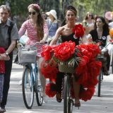 Parada dama na biciklima u Moskvi (FOTO) 12