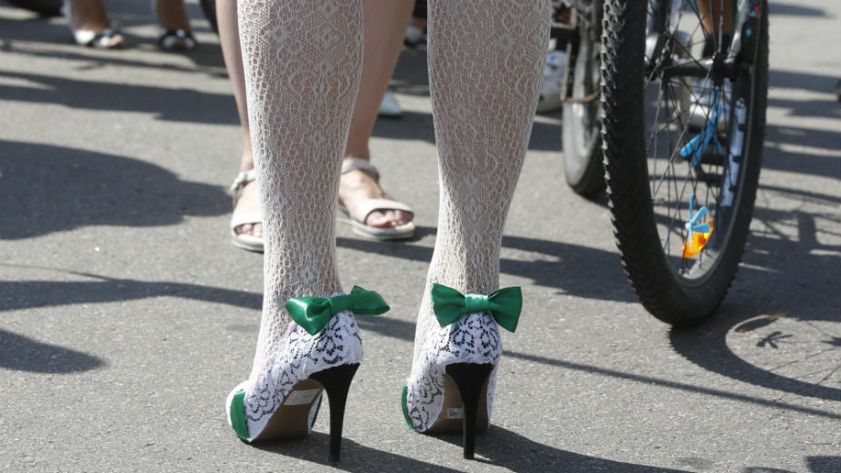 Parada dama na biciklima u Moskvi (FOTO) 6